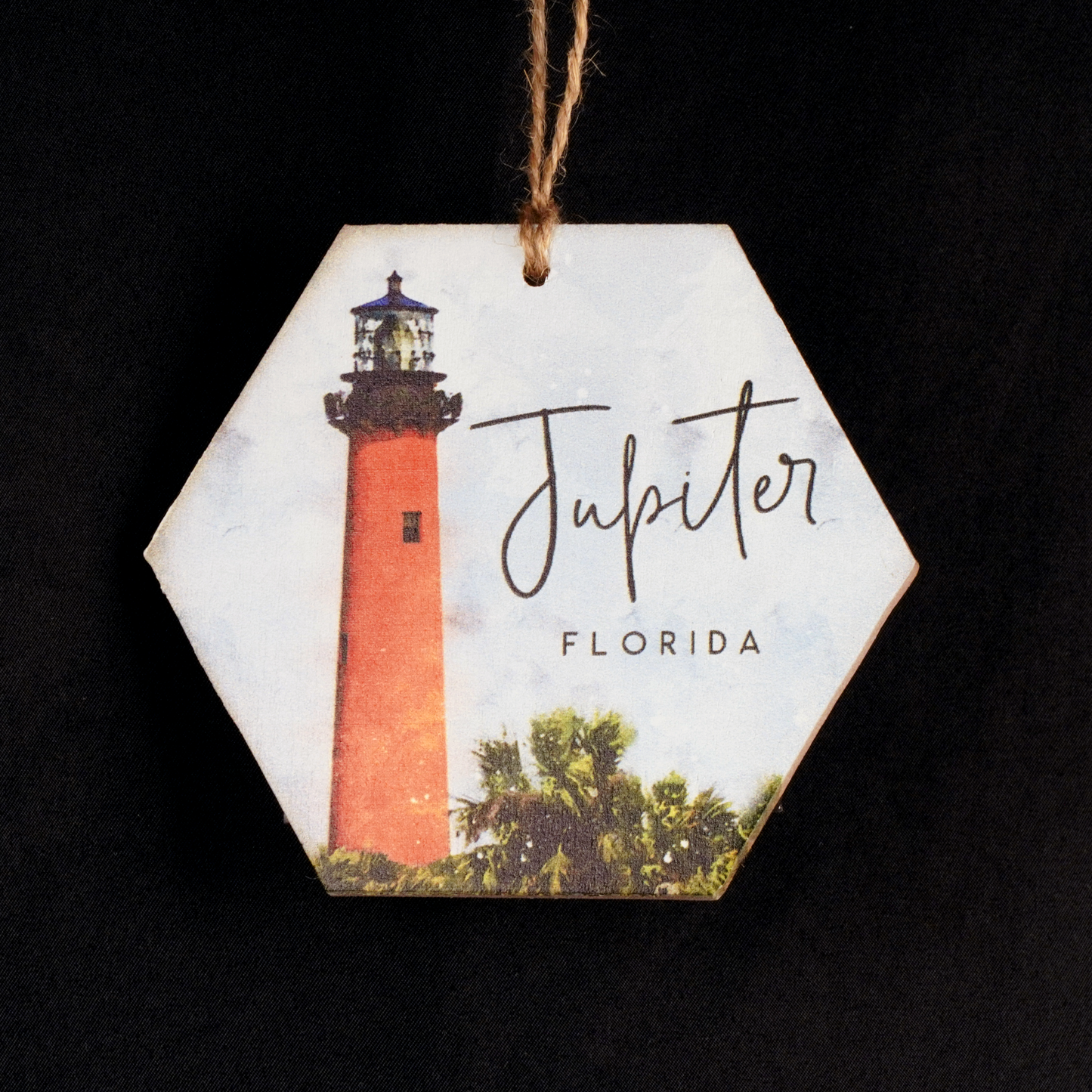 Hexagon Lighthouse Ornament