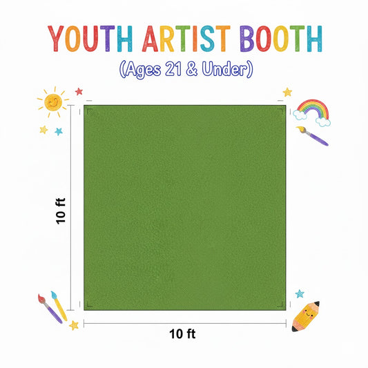 River to Reef Art Festival - 10x10 Youth Artist Booth Space (Under 21 Only)